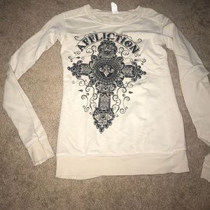 Affliction Sweater Small